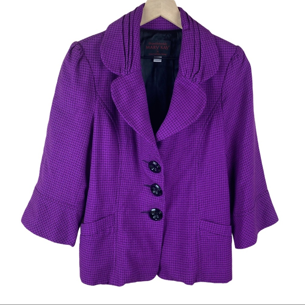 Mary Kay Purple Blazer 8